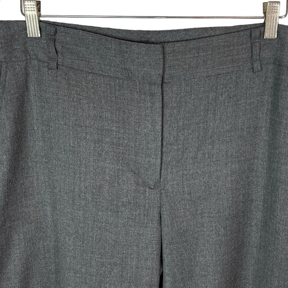 Talbots Heritage Gray Wool Side Pocket Zip fly Straight Leg Dress Pants Size 14 - Picture 6 of 14